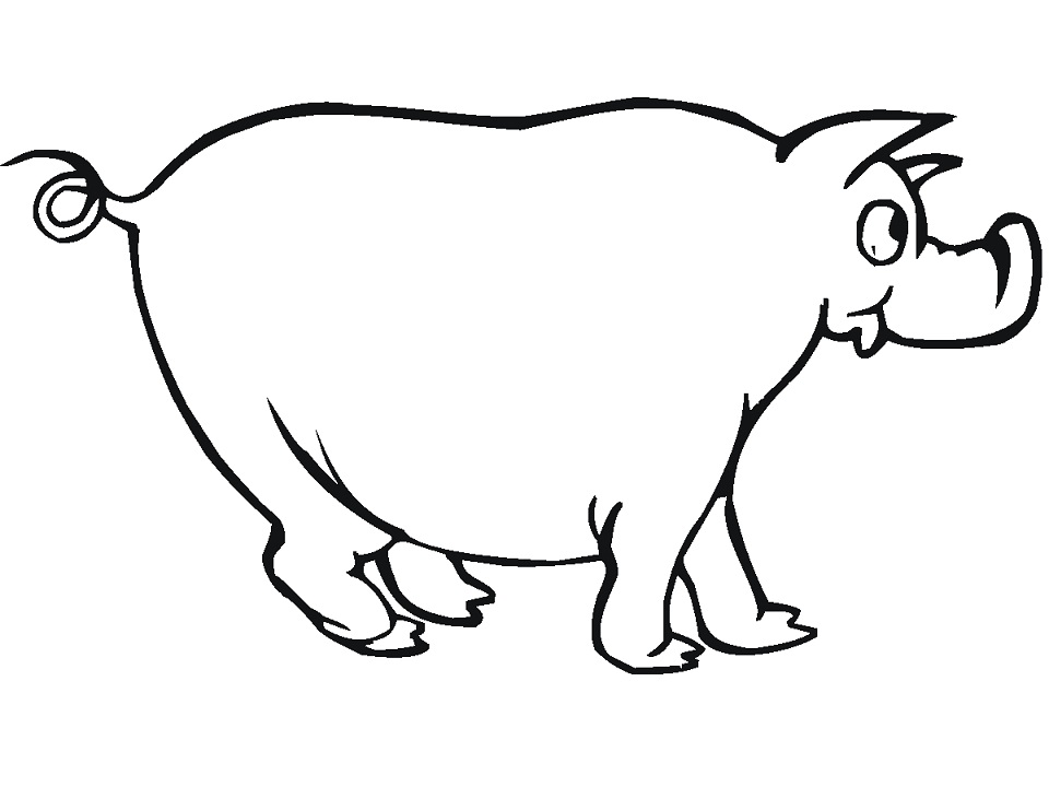 Funny Pig Coloring Game Funny Pig