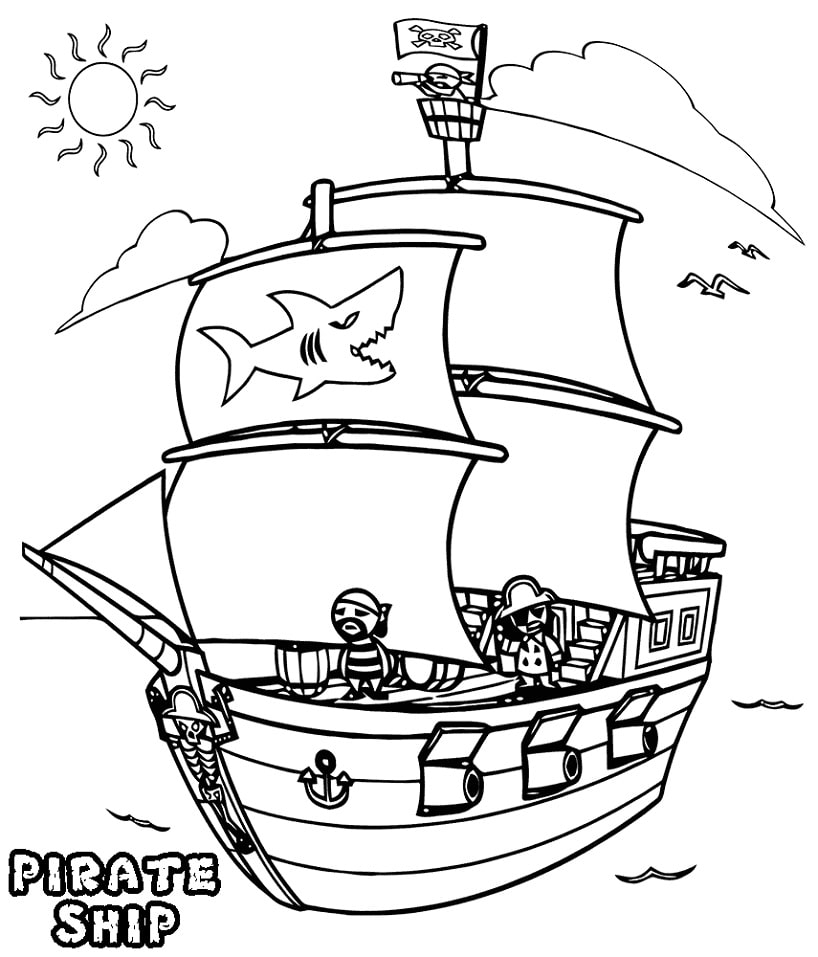 Funny Pirate Ship