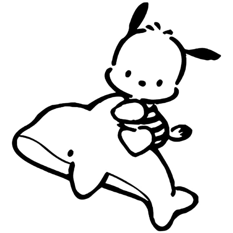Funny Pochacco Coloring Game Funny Pochacco