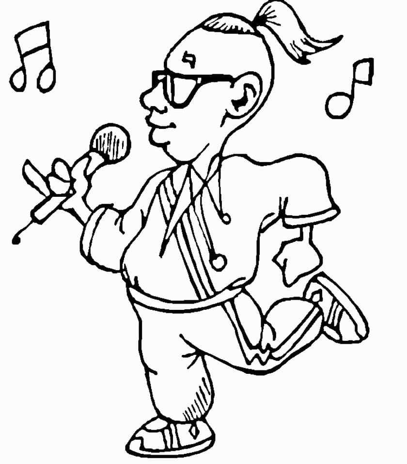 Funny Rockstar Coloring Game Funny Rockstar