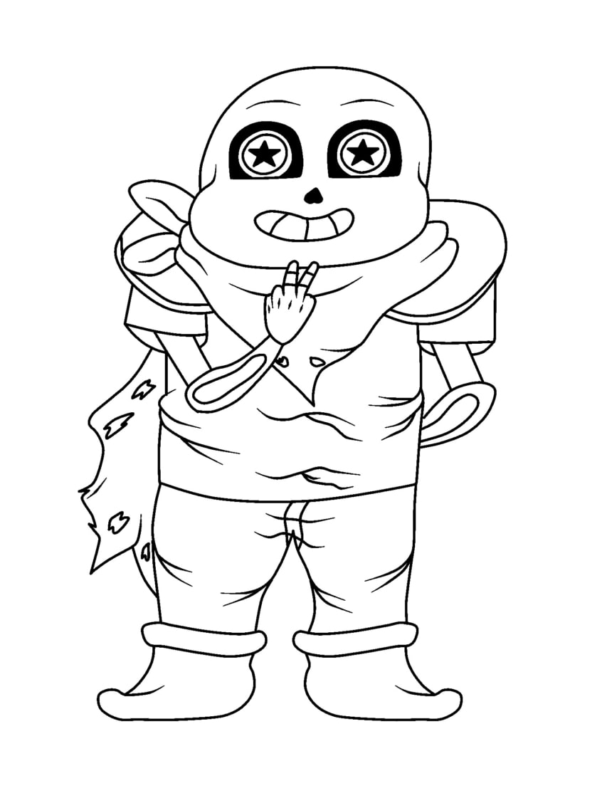 Funny Sans Coloring Game Funny Sans