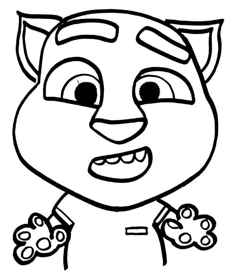 Funny Talking Tom Coloring Game Funny Talking Tom
