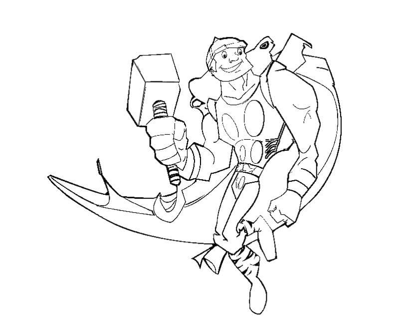 Funny Thor Coloring Game Funny Thor