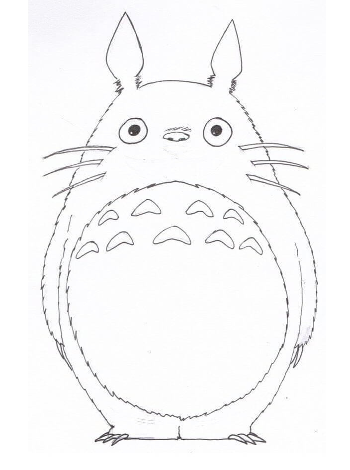 Funny Totoro Coloring Game Funny Totoro