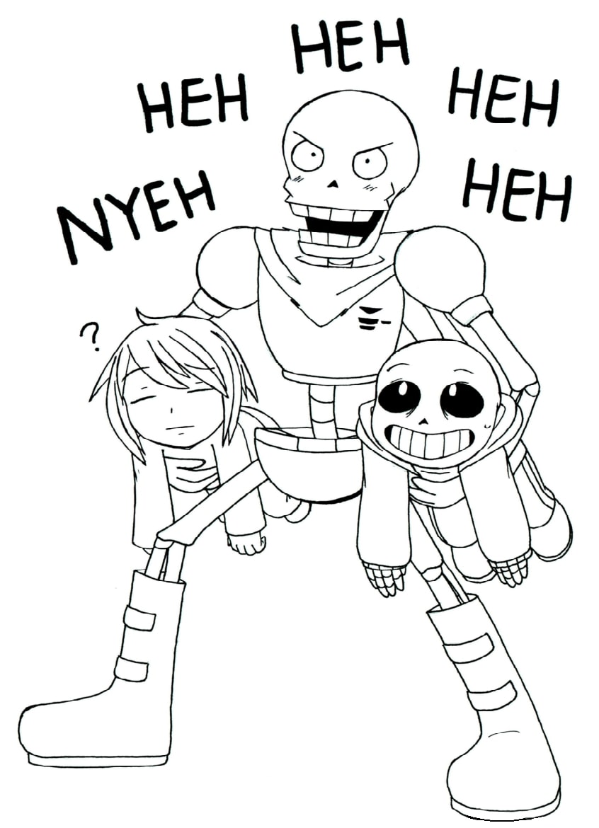 Funny Undertale Coloring Game Funny Undertale