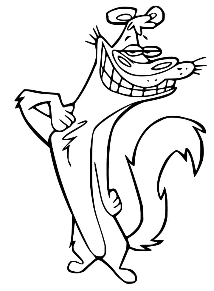 Funny Weasel Coloring Game Funny Weasel