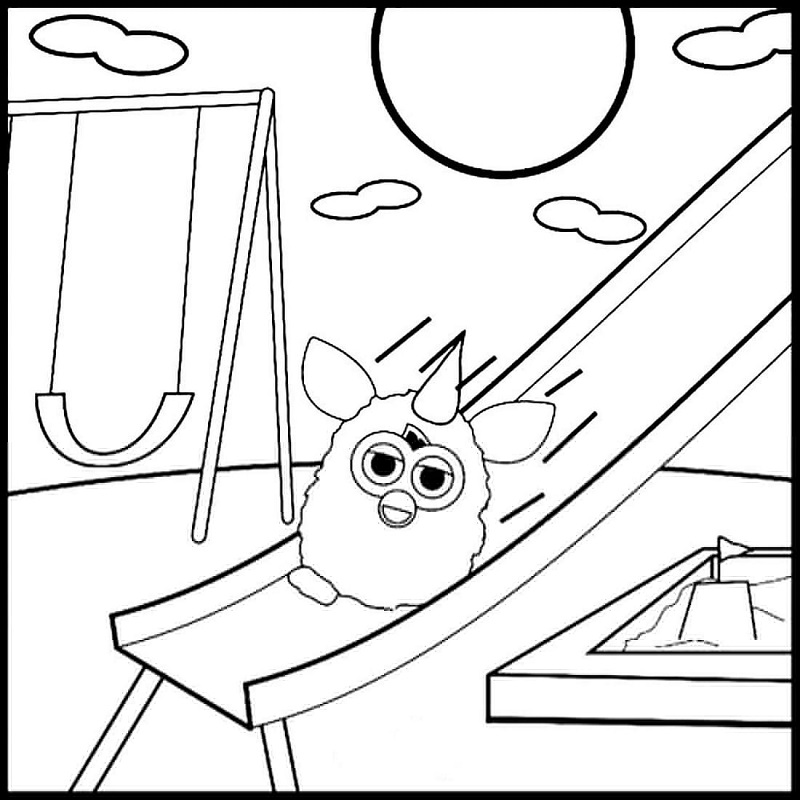 Furby Playing