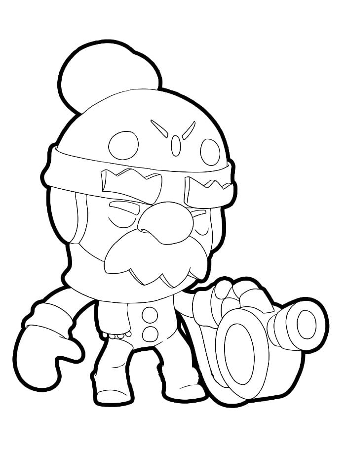 Gale Brawl Stars 1 Coloring Game Gale Brawl Stars 1