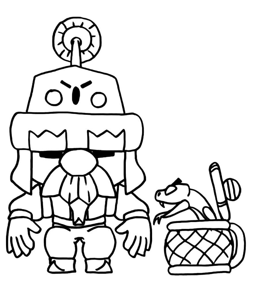 Gale Brawl Stars 3 Coloring Game Gale Brawl Stars 3