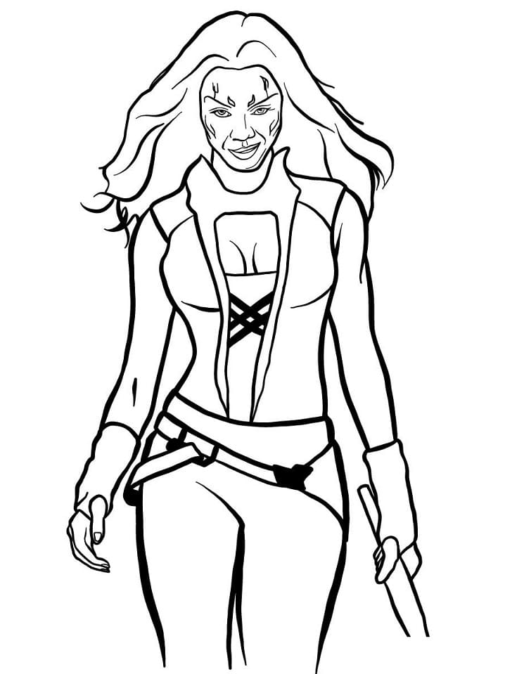 Gamora Printable