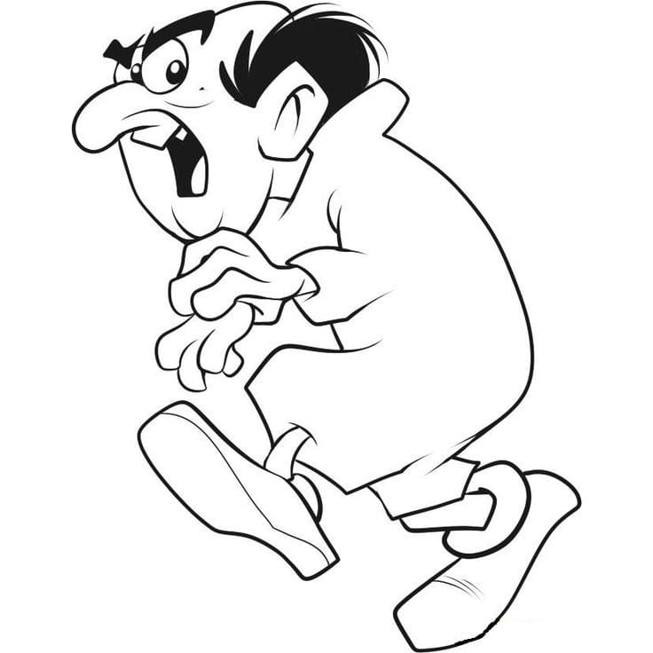 Gargamel Sneaky Coloring Game Gargamel Sneaky