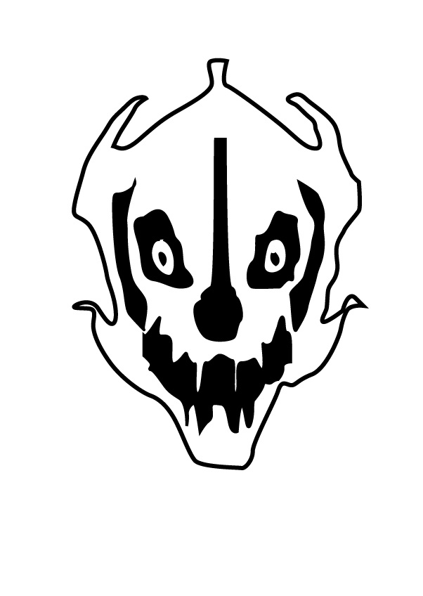 Gaster Blaster Undertale coloring page Coloring Game Gaster Blaster Undertale coloring page