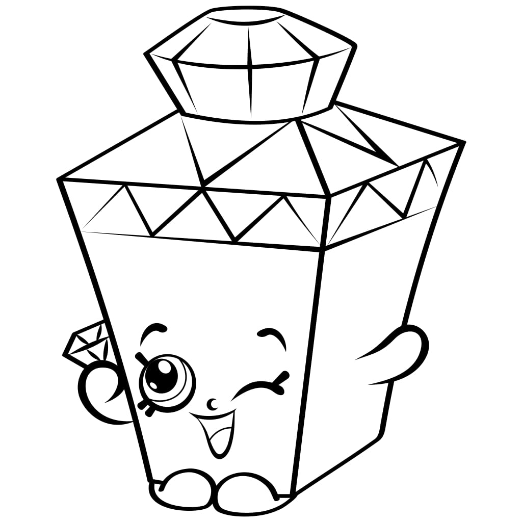 Gemma Bottle Shopkin Coloring Game Gemma Bottle Shopkin