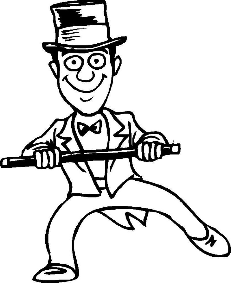 Gentleman Dance Coloring Game Gentleman Dance