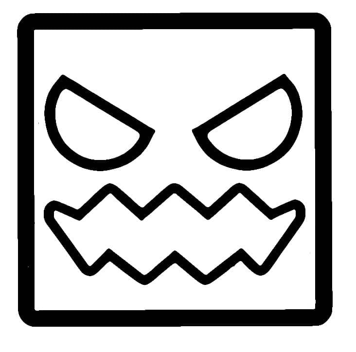 Geometry Dash Face Coloring Game Geometry Dash Face
