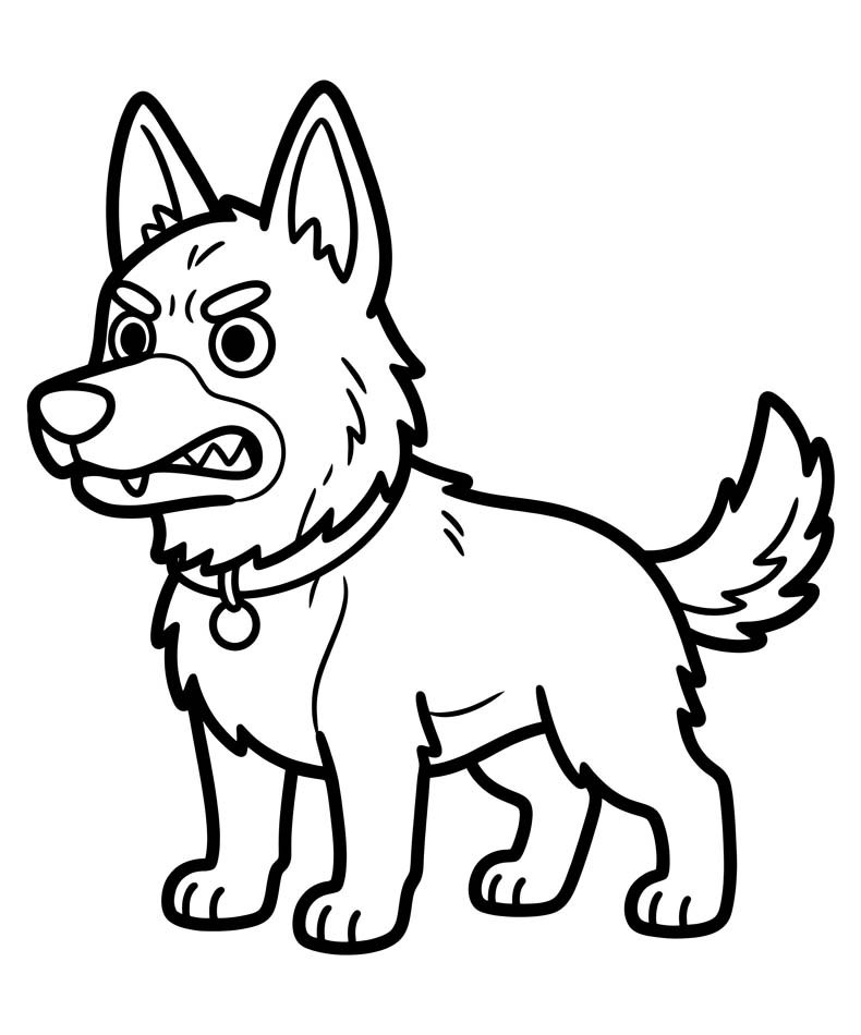 German Shepherd Free Printable