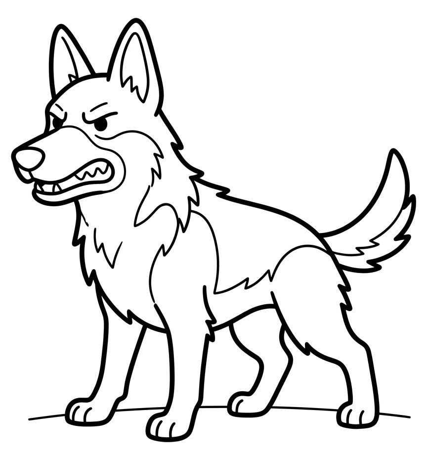 German Shepherd Printable