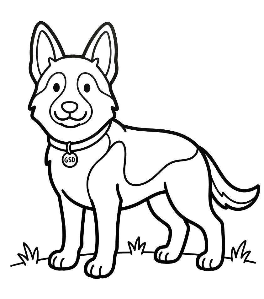 German Shepherd Simple