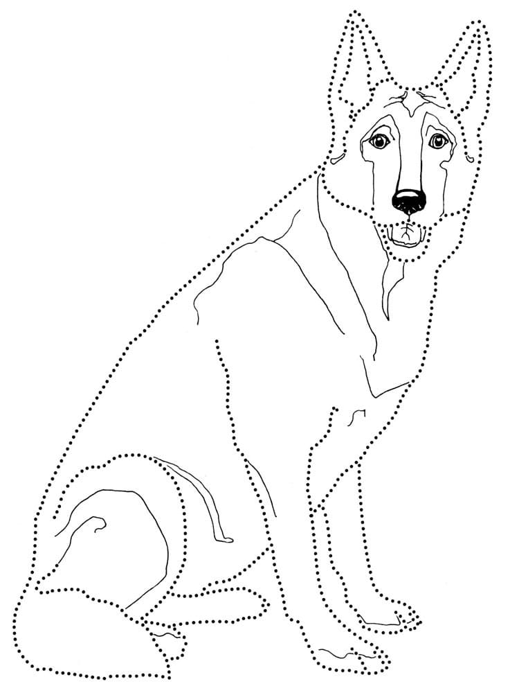 German Shepherd 9 Coloring Game German Shepherd 9