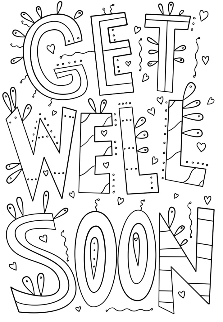 Get Well Soon Grandma Coloring - Play Free Coloring Game Online