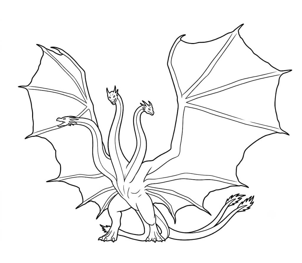 Ghidorah Printable