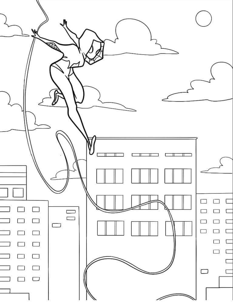 Ghost Spider 10 Coloring Game Ghost Spider 10
