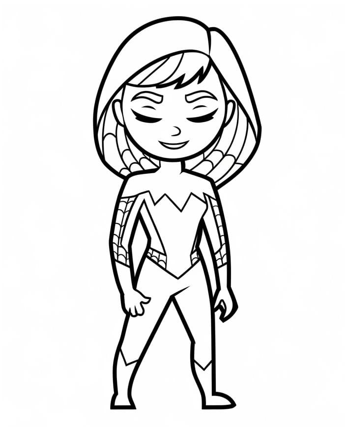 Ghost Spider 18 Coloring Game Ghost Spider 18