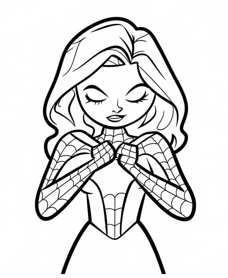 Ghost Spider 19 Coloring Game Ghost Spider 19