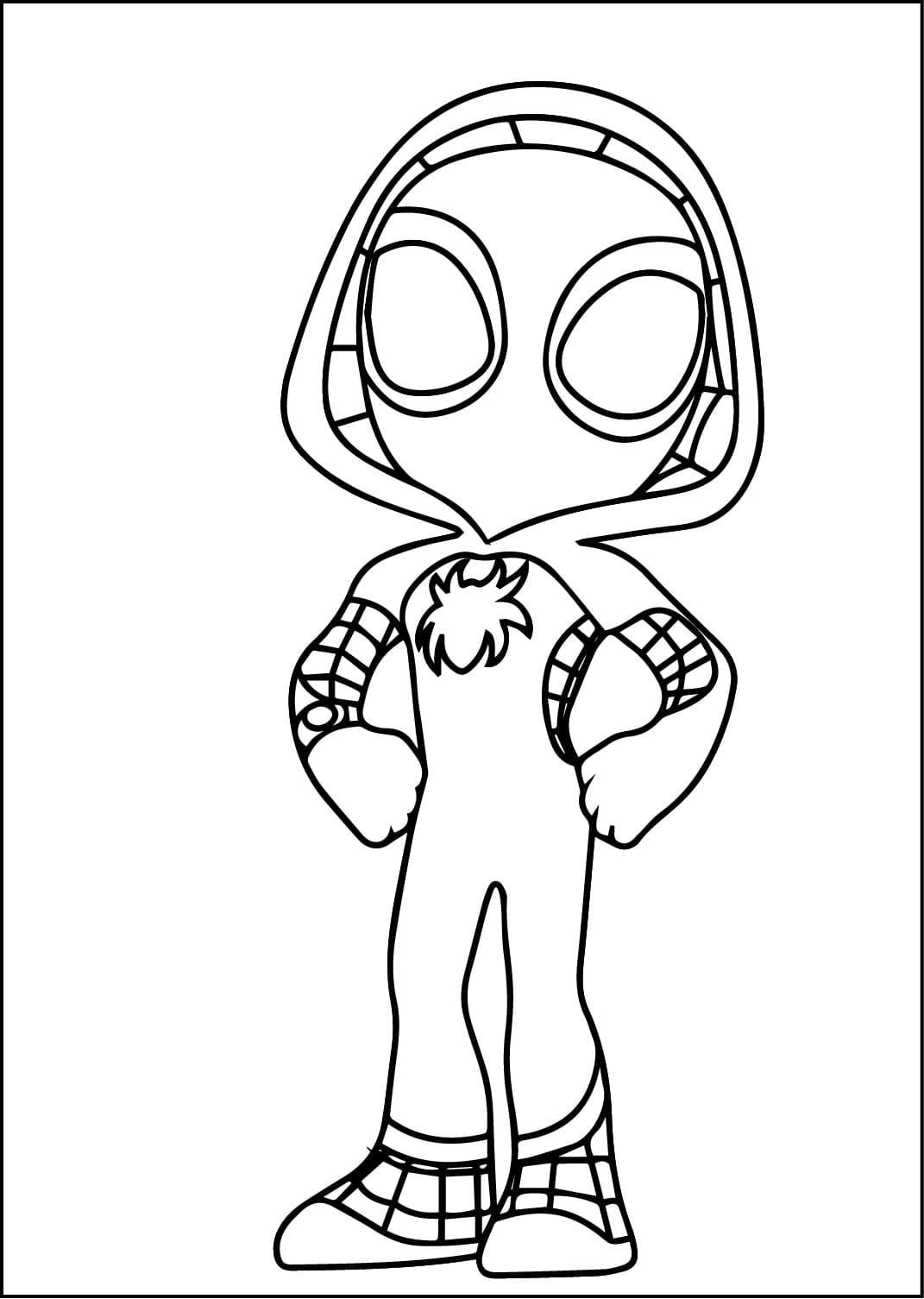 Ghost Spider 2 Coloring Game Ghost Spider 2