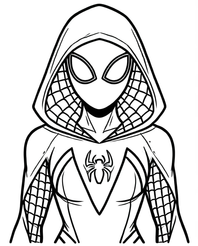 Ghost Spider 20 Coloring Game Ghost Spider 20