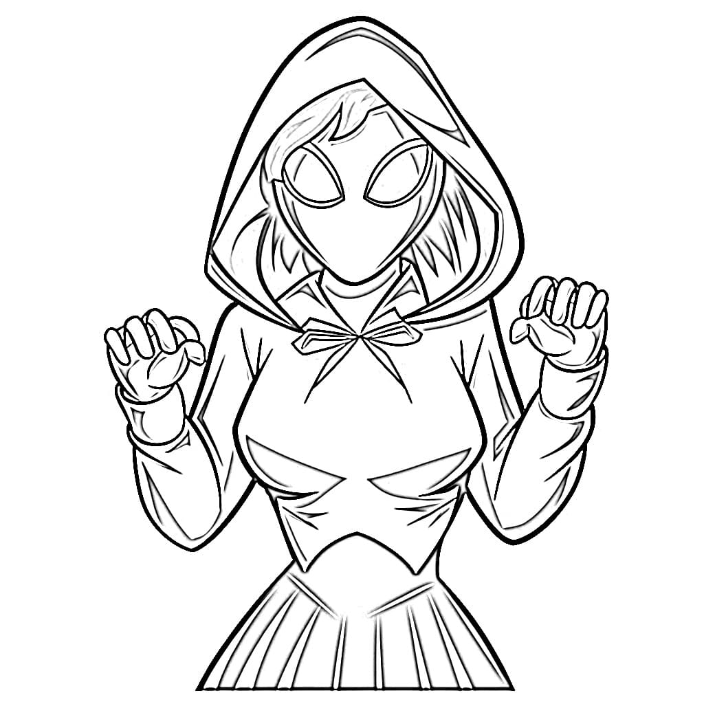 Ghost Spider 4 Coloring Game Ghost Spider 4