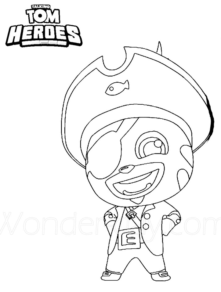 Ginger Pirate Coloring Game Ginger Pirate