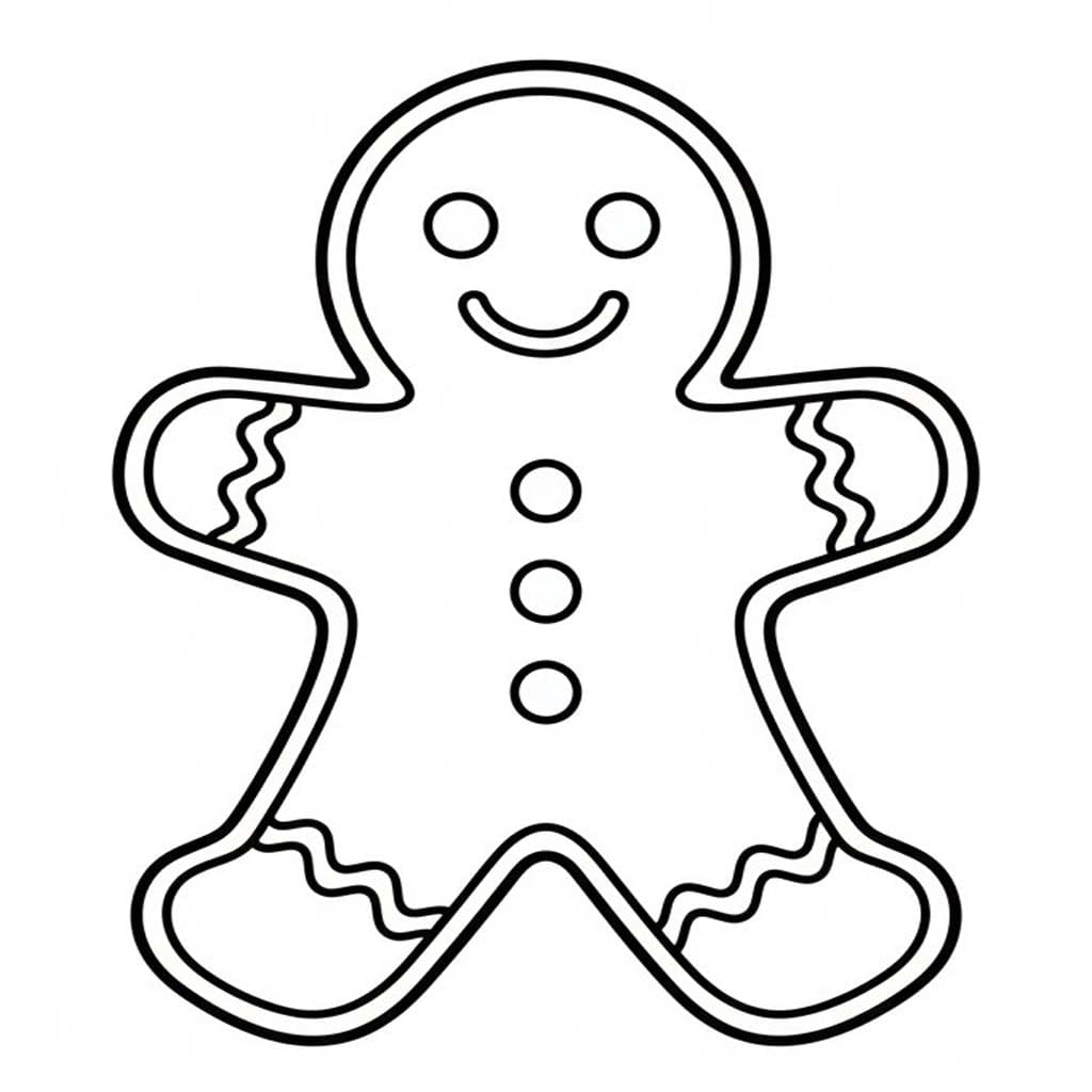 Gingerbread Man Free Printable