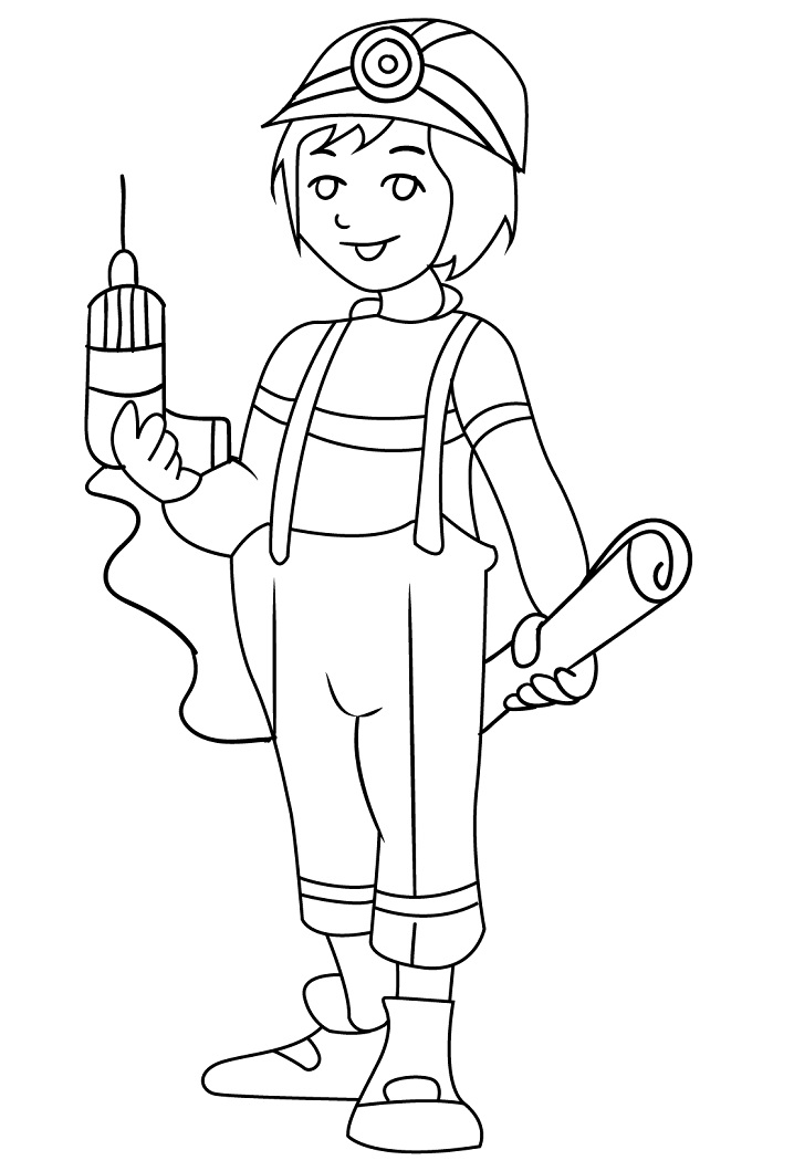 Girl Construction Worker 1
