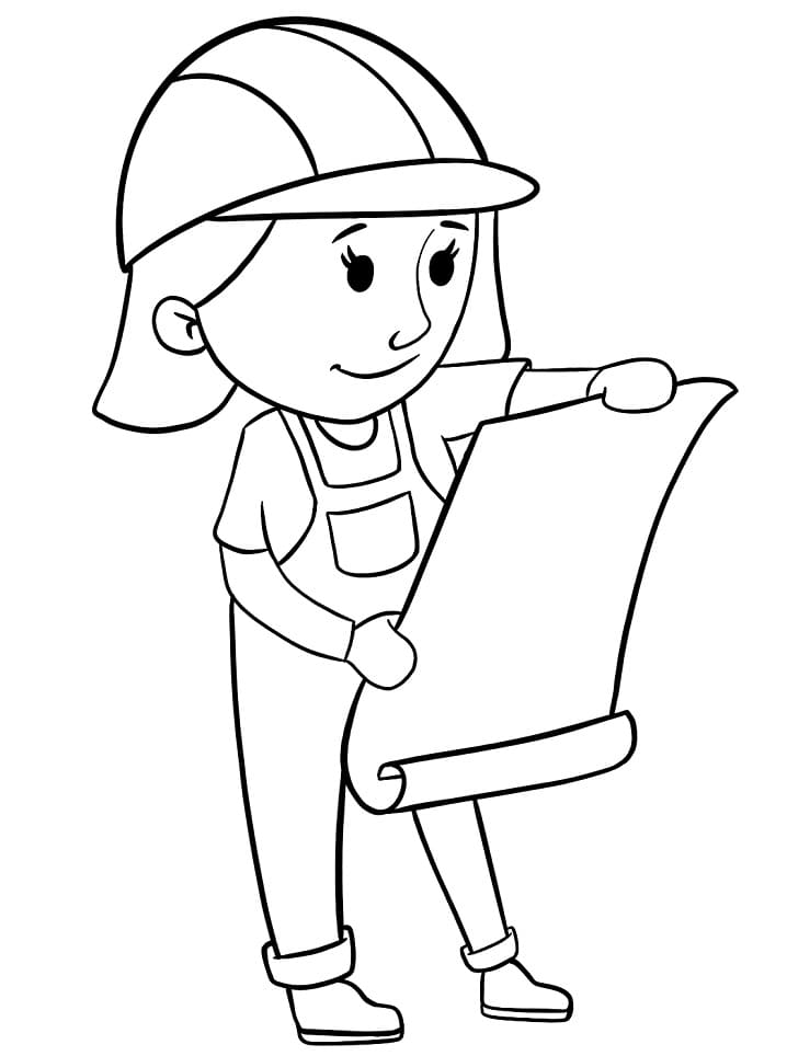 Girl Engineer Coloring Game Girl Engineer