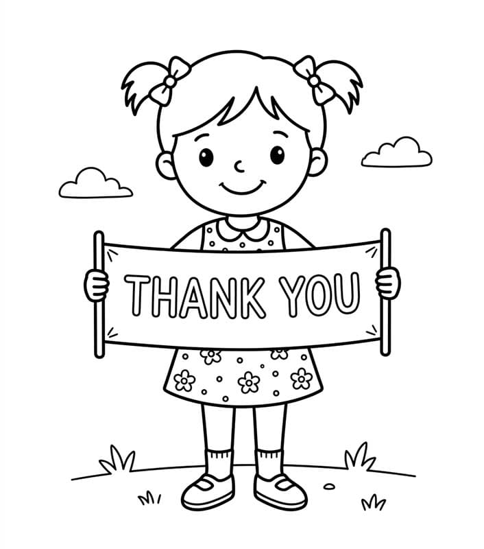 Girl and Thank You