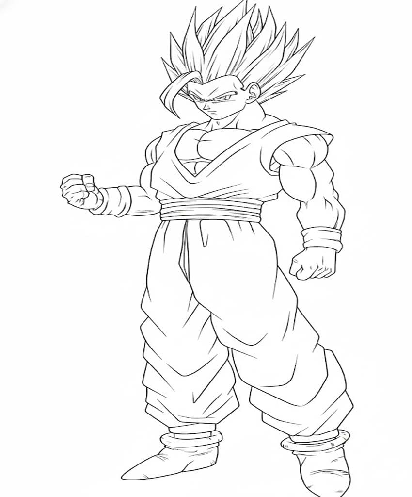 Gohan Printable