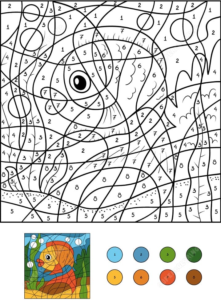 Goldfish Color by Number