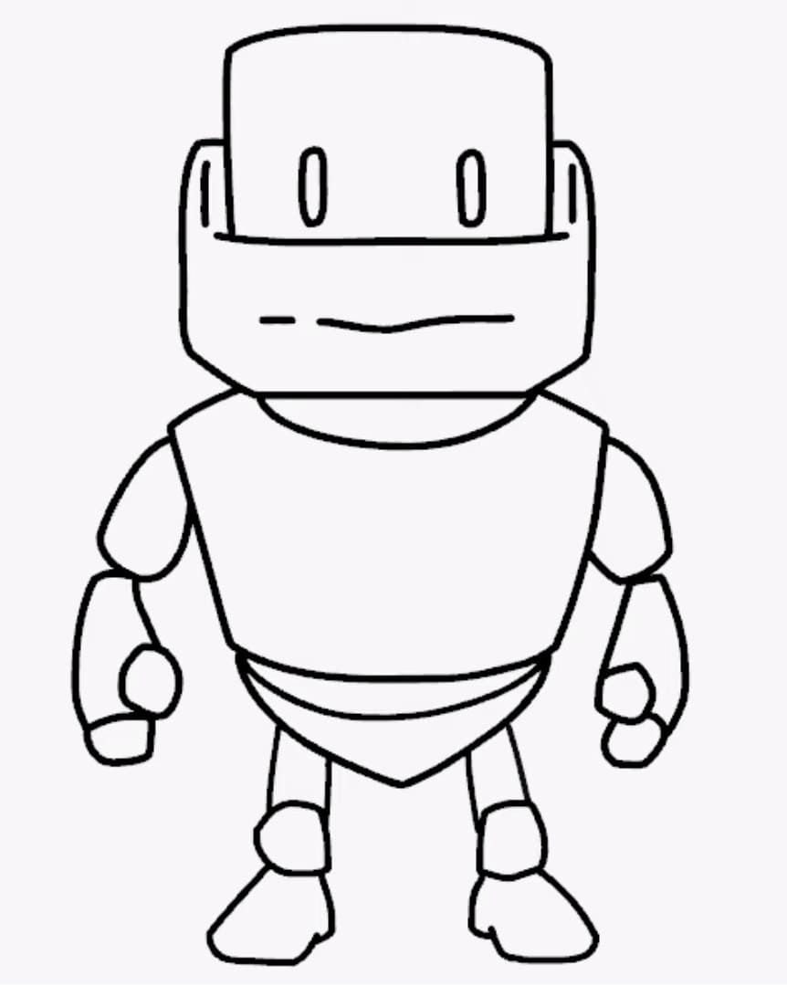 Golem from Stumble Guys