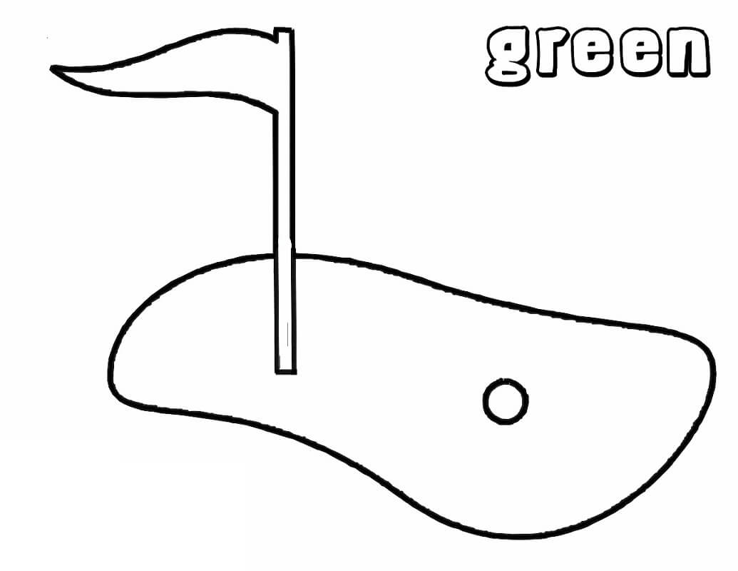 Golf Course Coloring Game Golf Course
