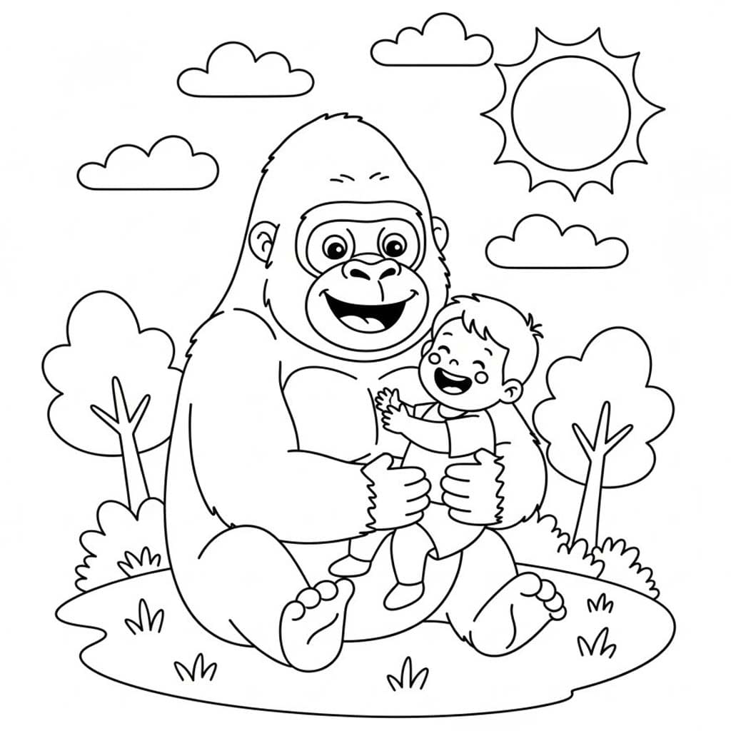 Gorilla Free Printable