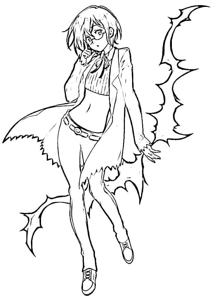 Gowther from Seven Deadly Sins Coloring Game Gowther from Seven Deadly Sins