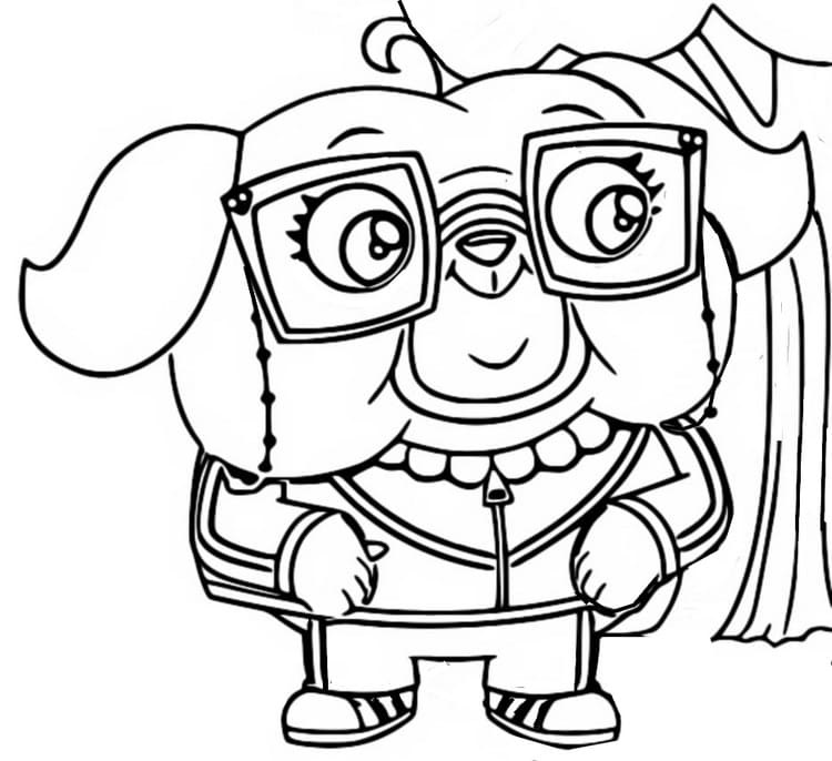 Grandma Pug Coloring Game Grandma Pug