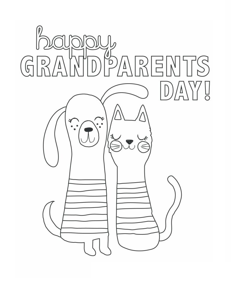 Grandparents Day 3 Coloring Game Grandparents Day 3