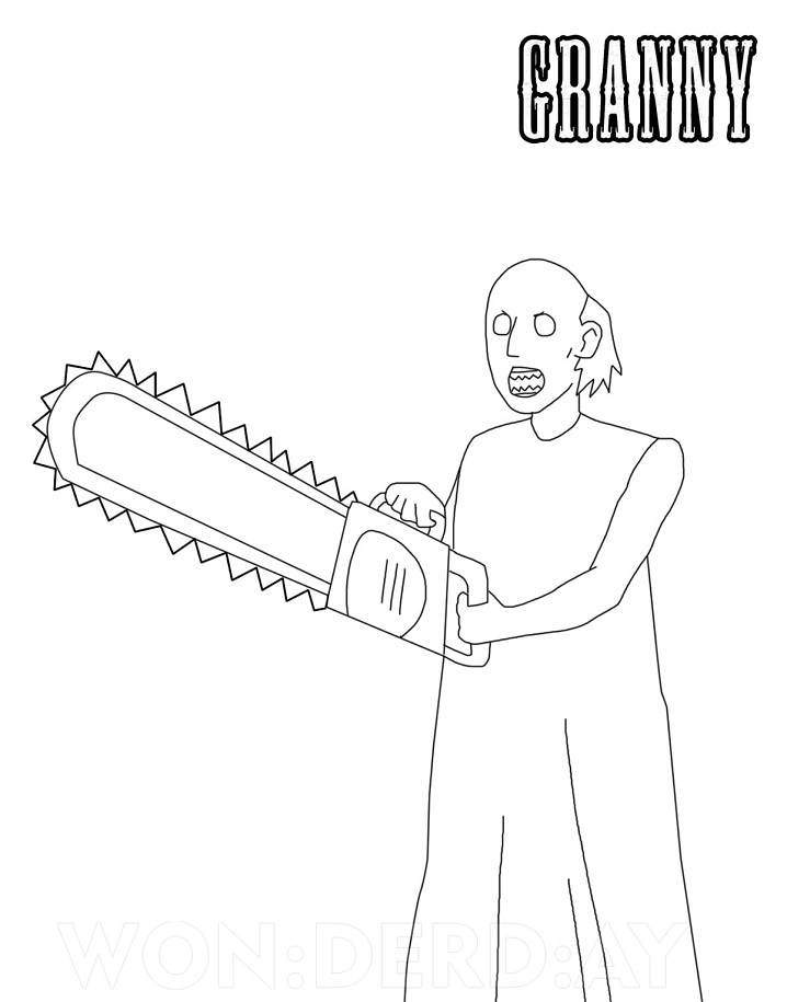Granny with Chainsaw