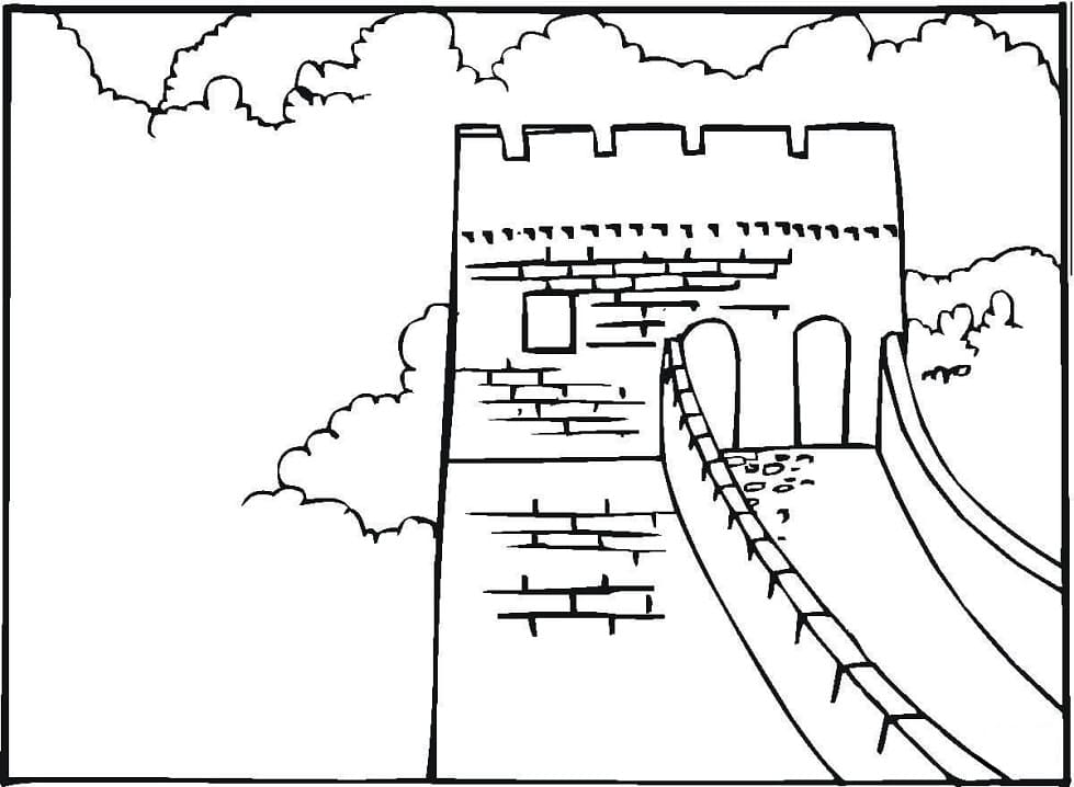 Great Wall of China 2 Coloring Game Great Wall of China 2