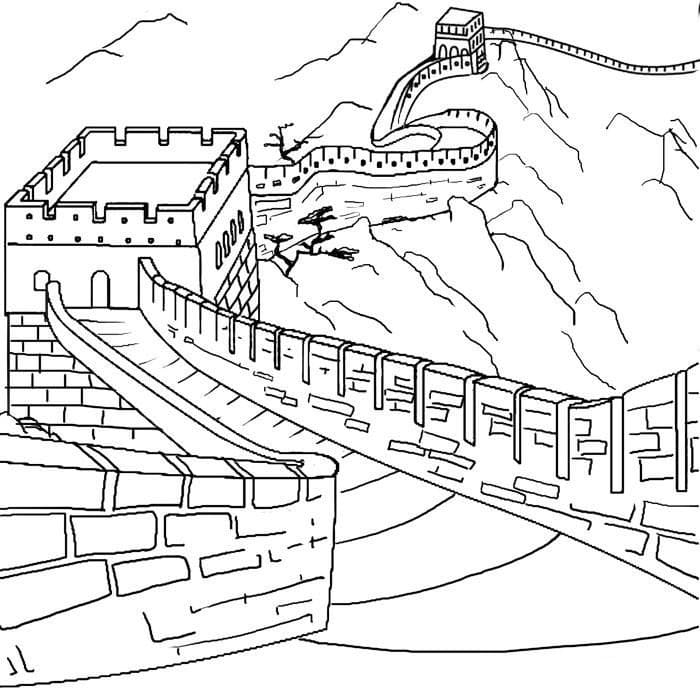 Great Wall of China 7 Coloring Game Great Wall of China 7