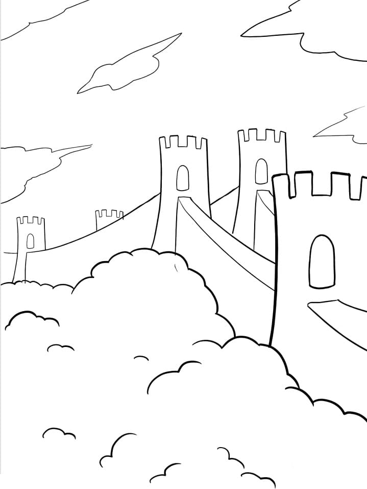 Great Wall of China 8 Coloring Game Great Wall of China 8