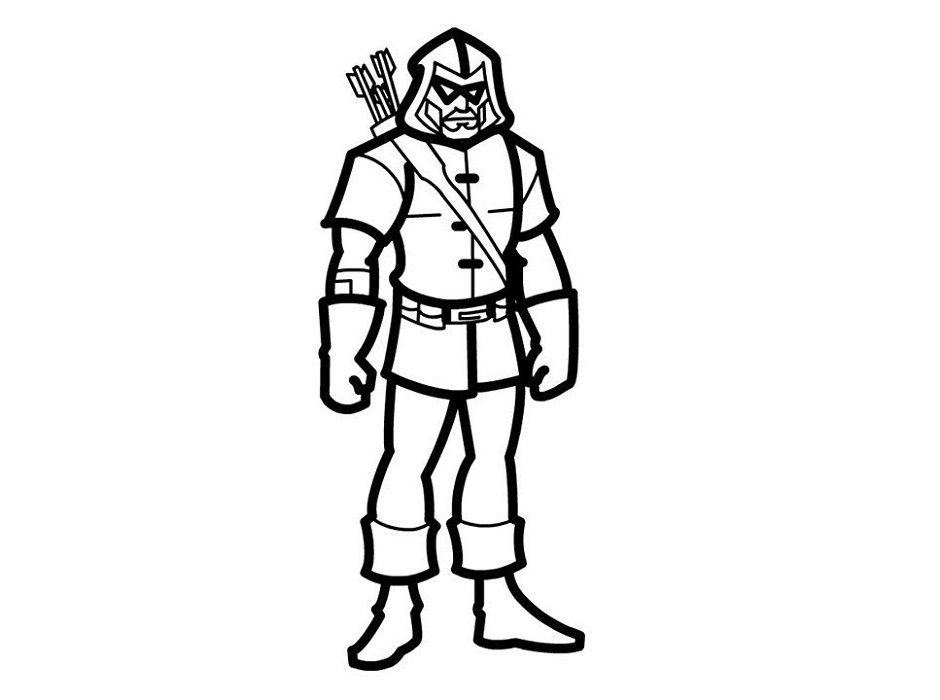 Green Arrow 1 Coloring Game Green Arrow 1
