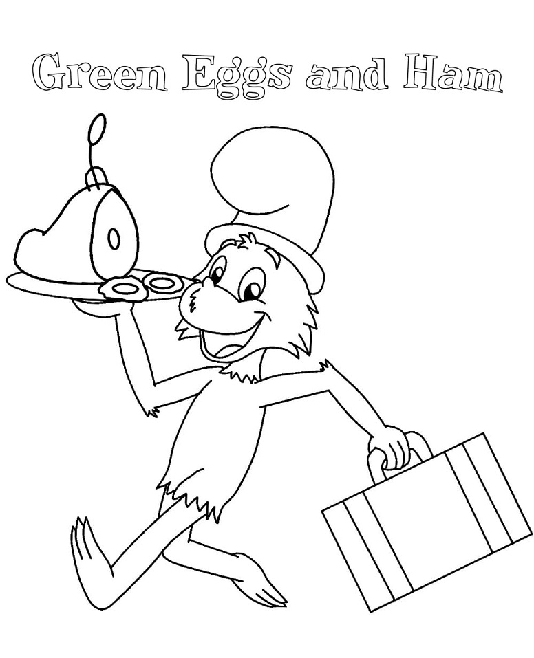 Green Eggs and Ham 19 Coloring - Play Free Coloring Game Online